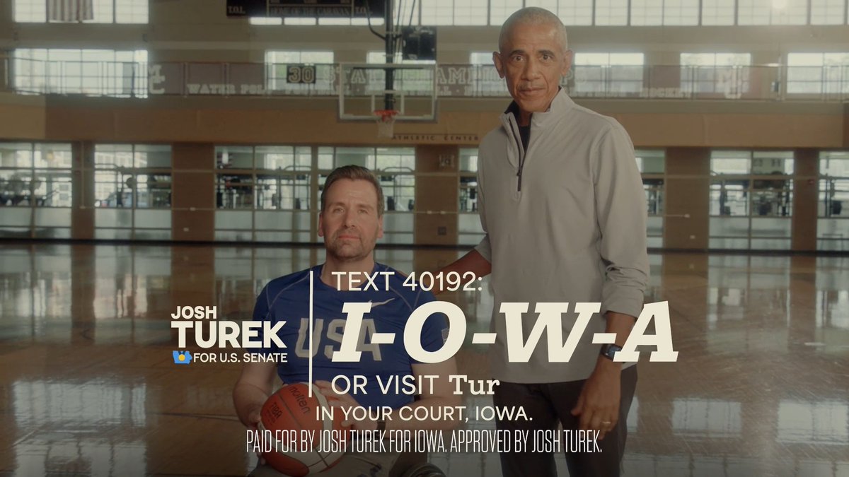 Great game, Mr. President. 🏀 Iowa, you heard President Obama. The ball is in your court. Join our campaign and help us Push For Change:
