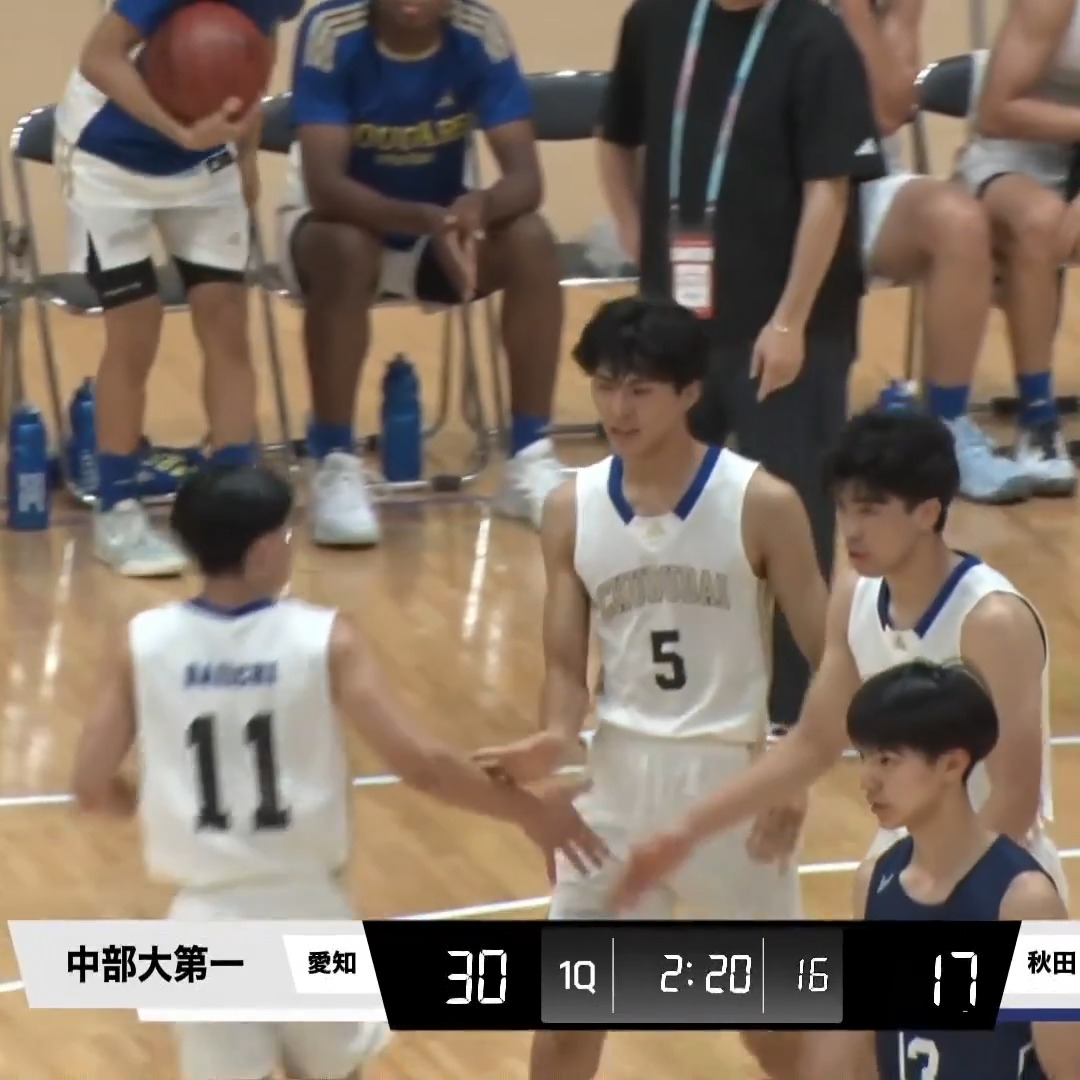 中部大第一3年生コンビ大暴れ❤️🔥 #島田康大朗(#4)& #馬越光希(#5) 2人だけで41得点! 🏀近畿総体 #インターハイ 2026🏆 【男子2回戦】 #中部大第一🆚#能代科学技術 見逃し視聴 #バスケットLIVE 全試合配信📡 ※男子決勝は録画配信 提供 インハイ.tv #高校バスケ 高校バスケby日本バスケットボール協会(JBA)