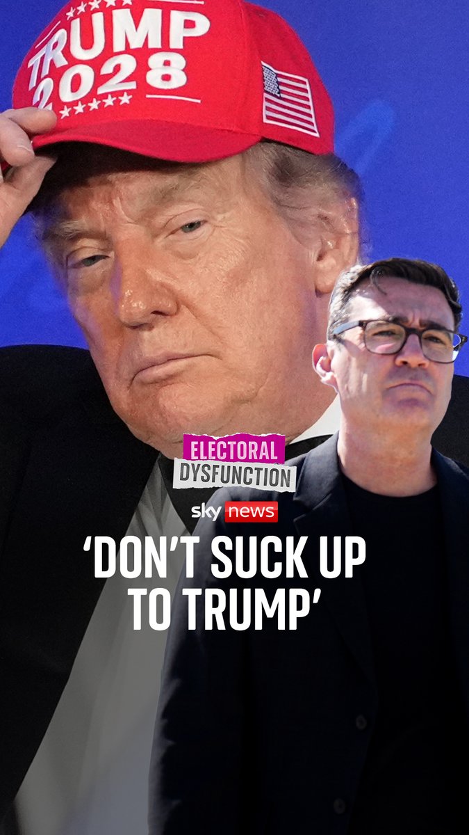 ‘The whole vibe has shifted'. How should Andy Burnham deal with Donald Trump? Ayesha Hazarika and Ruth Davidson think the era of 'sucking up' to Trump could be over. 🎧 Sky News Insider requires a paid subscription. UK only. 18+. ➡️ Find out more here: