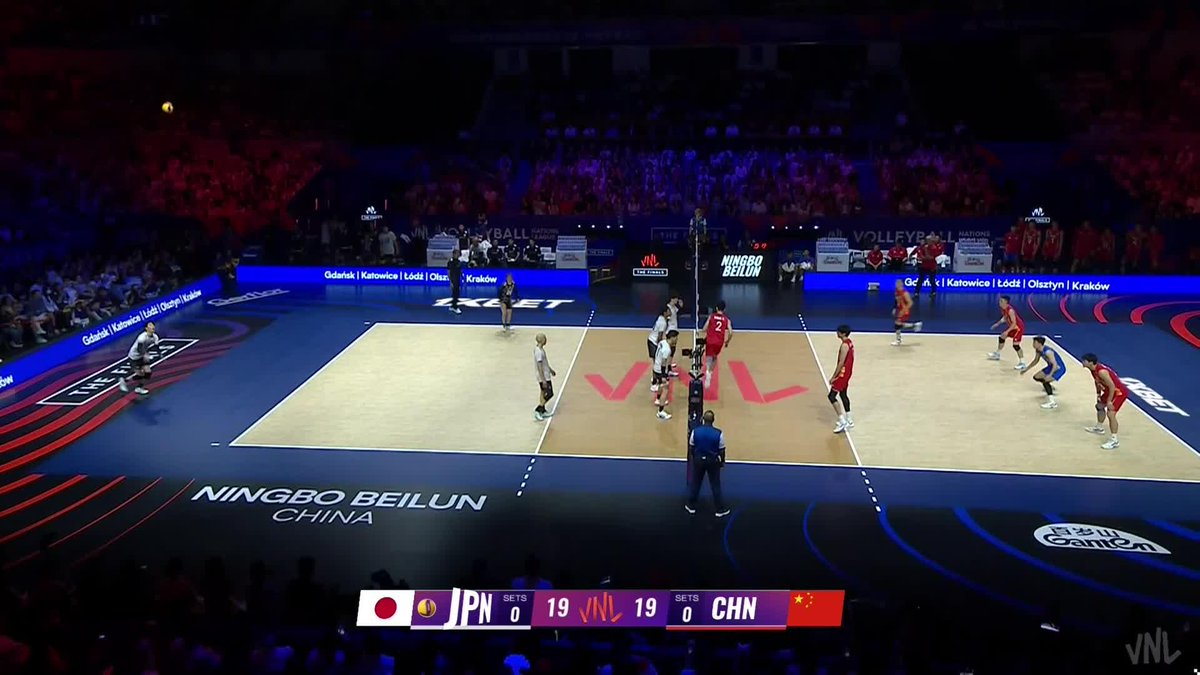 #VNL2026: 🇨🇳🇯🇵 NOTHING TO SEPARATE THEM! 🔥 Set 1 has turned into a back-and-forth battle as China and Japan go point for point. 📺 LIVE NOW on VBTV: 🏐 #BePartOfTheGame #Volleyball