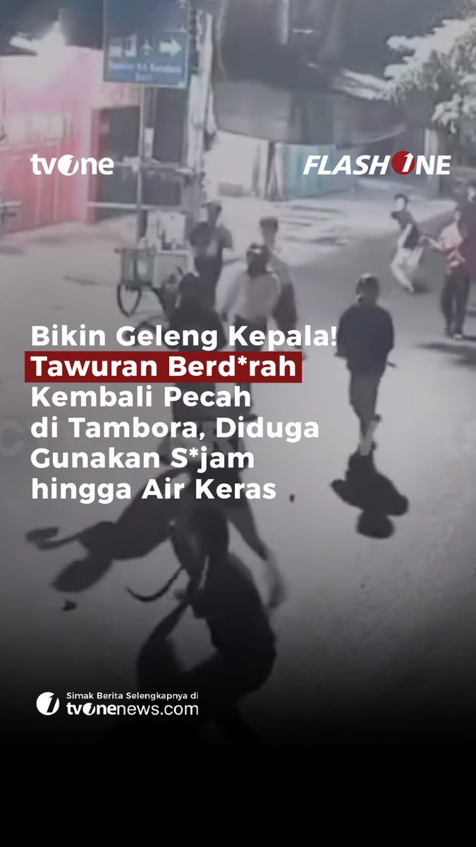 Tawuran kembali terjadi di Jalan Jembatan Besi III, Tambora, Jakarta Barat, pada Rabu (29/7/2026) dini hari. #ForYourInformation #CariBeritaditvOne #ViralTambora #InfoJakbar #ViralIndonesia #FYI05 #AZ03