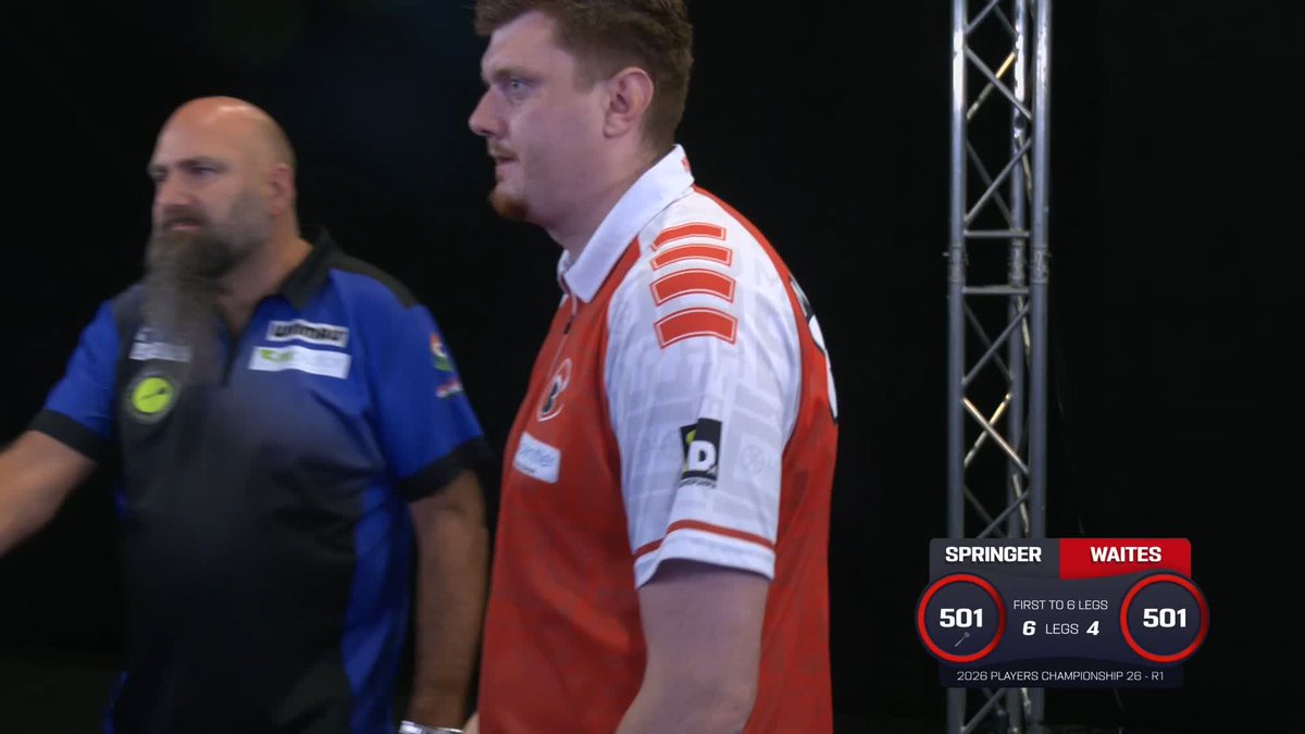 10-DARTER TO WIN IT! Niko Springer saves his best leg until last, as the German fires in a brilliant 10-dart leg to beat Scott Waites 6-4! 📺 #PC26