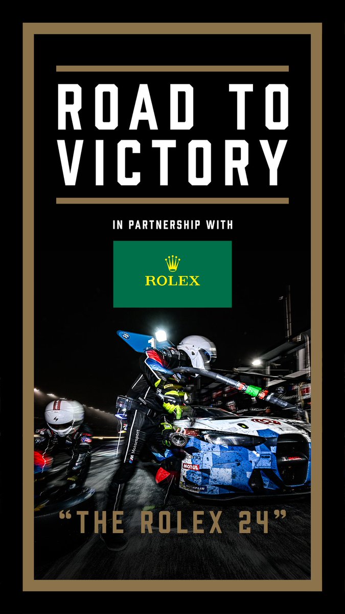 Surviving the high banks is one thing. Winning is another. See how a legendary victory is forged in the grueling 24 hours of Daytona. Watch Road To Victory, in partnership with @rolex.