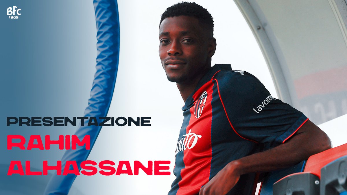 Le prime parole di Rahim Alhassane in rossoblù 🎙️❤️💙 #WeAreOne