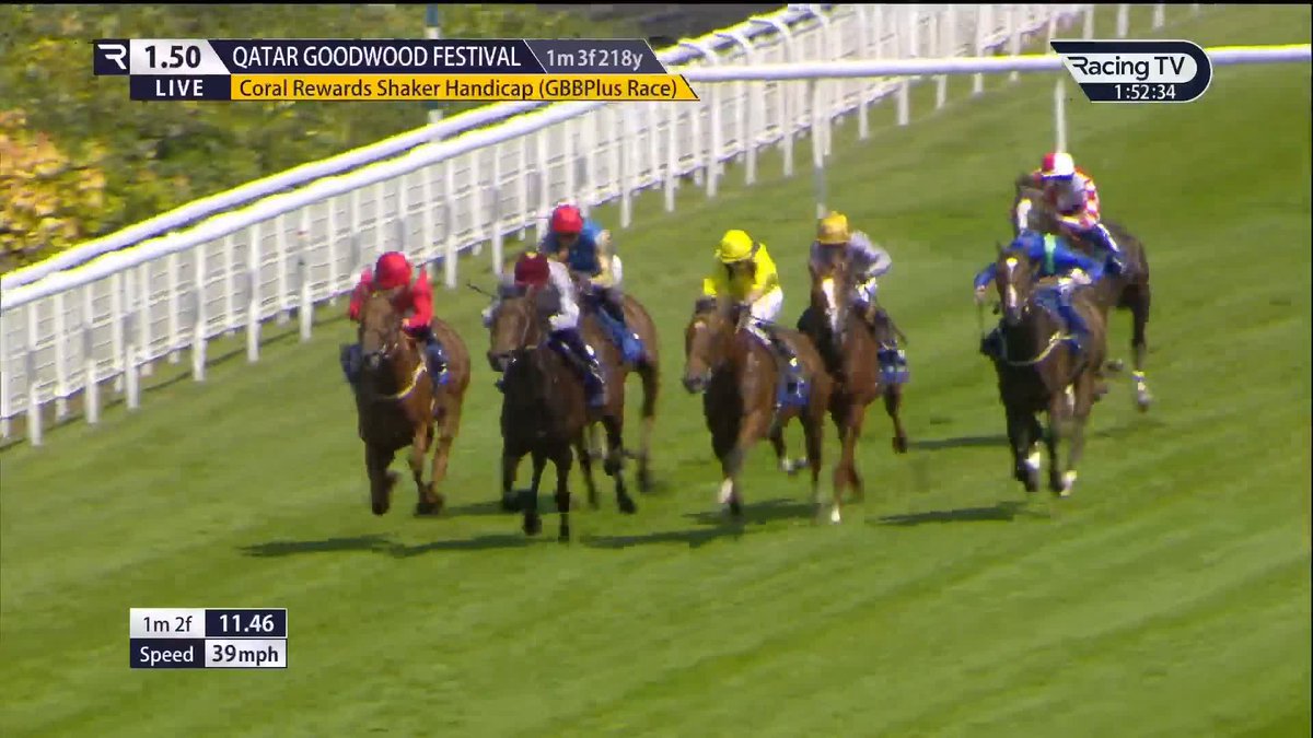 Cracking finish to the opener! ⚔️ Infraad, who ran such an eye-catching race at Chester last time, battles back to edge out Hatteen in the curtain raiser on day 2. BUT, will he survive the stewards' enquiry? Tom Marquand | Coral | Goodwood Racecourse