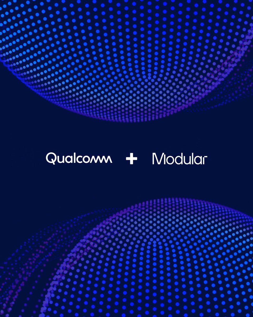 We've officially completed our acquisition of Modular. By combining Qualcomm's silicon leadership with Modular's AI software expertise, we're expanding what's possible for developers and ecosystem partners. Learn more: