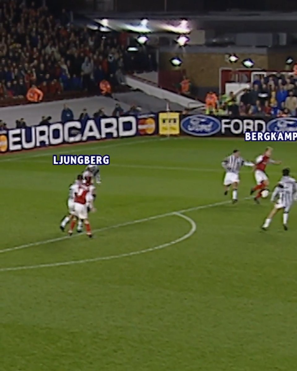 The Bergkamp assist 😱 #UCL