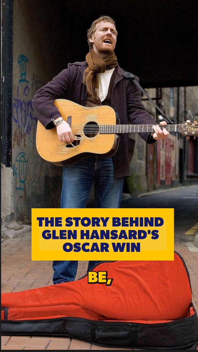 A look back at the story behind Glen Hansard's Oscar win. "Make art." ❤️