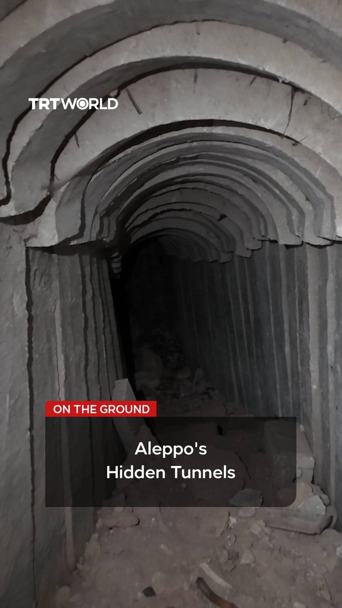 🇸🇾 Buried under Aleppo, a massive YPG/PKK terror tunnel network was just exposed. Residents say these hidden passages are sabotaging every effort to repair roads, homes, and infrastructure. The fighting may have stopped, but these tunnels are still waging war on Syria’s recovery. Writer: Jamie