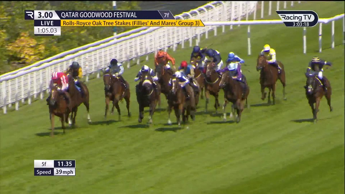 It's all going SMOOTHLY for favourite backers! ๐ฅ Flora Of Bermuda makes it 3/3 so far today for jollies Goodwood Racecourse. And it's another one for Wathnan! ๐ฆ๐ฅ๐ง Andrew Balding | James Doyle