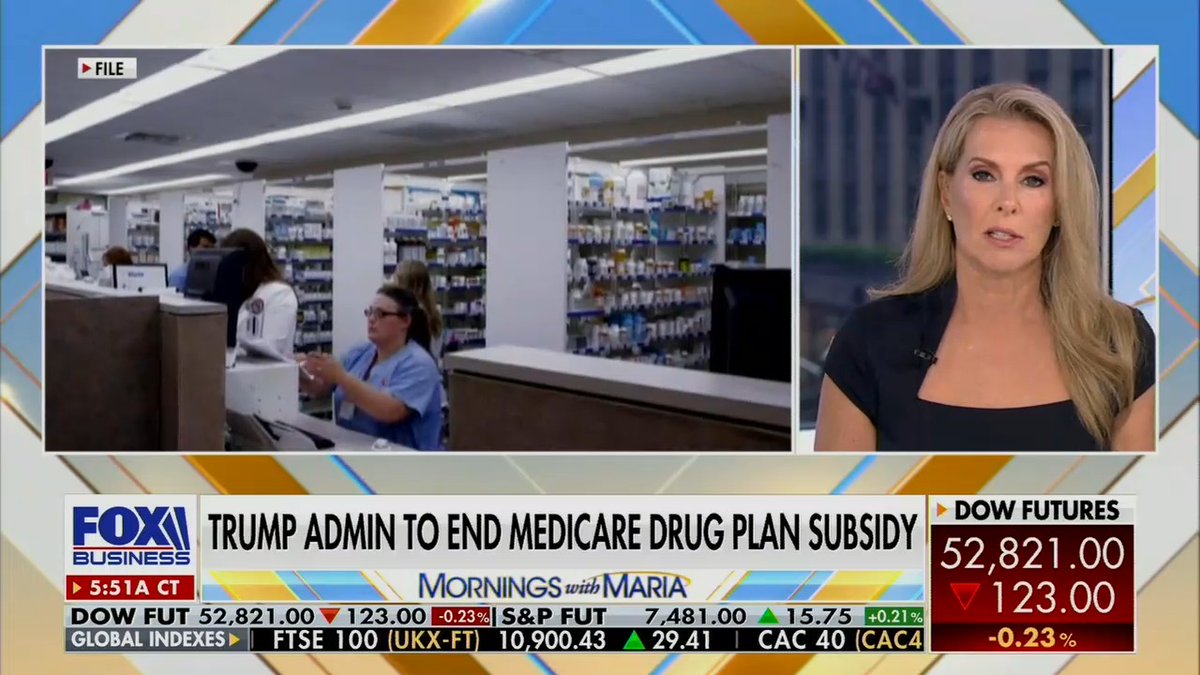 Fox: Some senior citizens could face higher prescription costs in 2027 as the Trump administration plans to end a Medicare subsidy program at the end of the year.