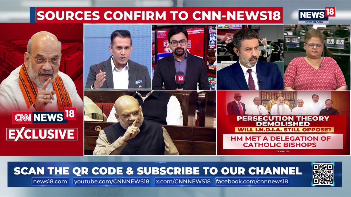 #EXCLUSIVE | At a meeting with Catholic bishops, HM Amit Shah clarified that only 30% of FCRA donations are linked to Christian missionaries, addressing concerns over alleged targeted scrutiny and demolishing the prescecution theory Shawan Sen shares more details #FCRA #Parliament #IndiaPolitics #NationalSecurity #ForeignFunding #TheRightStand | Anand Narasimhan🇮🇳