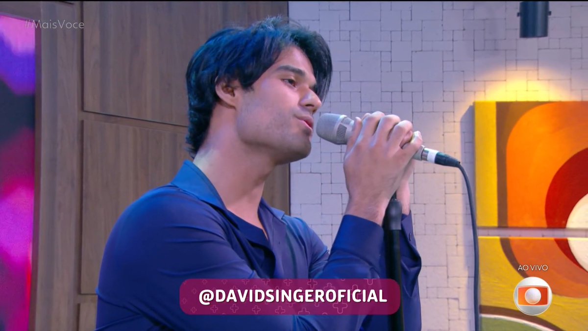 encerrando o #MaisVocê com ele: DAVID SINGER!!! 🤩✨ #TVGlobo