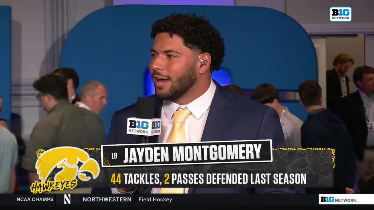 ✔️ Dad played football at Iowa ✔️ Mom played volleyball at Iowa Hawkeye Football's Jayden Montgomery was born to be a Hawkeye 🫶