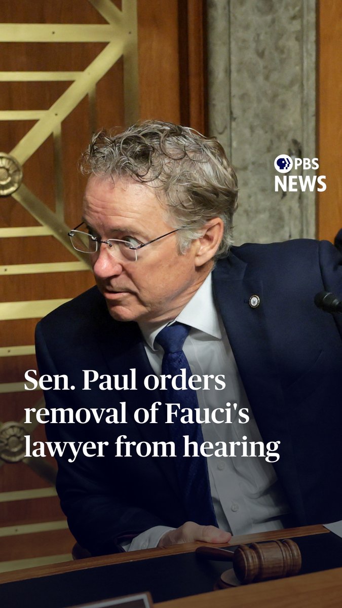 Sen. Rand Paul, R-Ky., told former top health official and scientist Dr. Anthony Fauci that there would be “repercussions” from his “refusal to testify” during a hearing Wednesday held by the Senate Committee on Homeland Security and Governmental Affairs. Fauci, who was subpoenaed by Paul, the committee chair, said he would invoke the Fifth Amendment and decline to answer questions, citing Paul’s previous comments about wanting to incarcerate him. “The committee will have to consider after this hearing what appropriate action should be taken against you for the failure to testify after being directed to do so,” Paul said. “It's against the law to obstruct an investigation of Congress. There will be repercussions to your refusal to testify today.” After Paul’s comments, one of Fauci’s lawyers appeared to speak. Paul quickly said the lawyer was not recognized and threatened to remove him from the hearing. “You will respect these proceedings. You were told not to sit at the table. You insist on sitting at the table, and we told you you would not be recognized,” Paul said. “You are not invited here for testimony, sir. You are being disruptive.” After a back-and-forth between Paul and Fauci’s lawyer, Paul instructed security to remove the lawyer from the hearing. “This testimony is from Anthony Fauci. This is not a game with his lawyers,” Paul said. “His lawyers can give him advice. He's got a half dozen here. They're all allowed to talk to him. But the attorneys are not recognized.”
