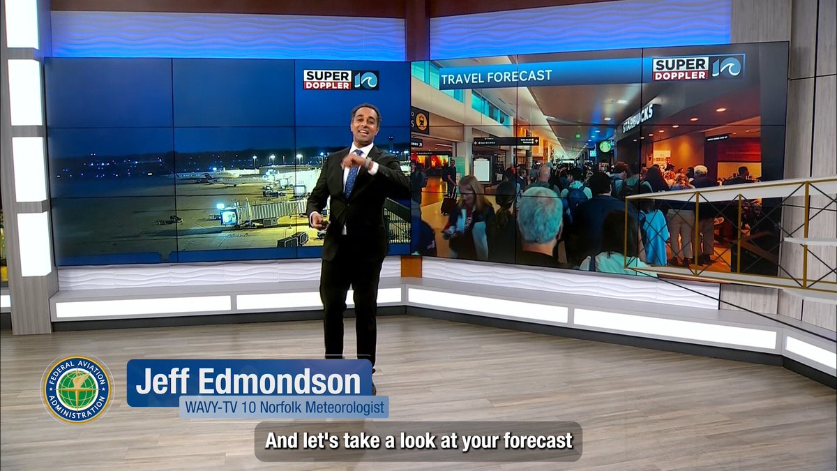 Flying soon? ✈️ #FAAWeatherSquad guest WAVY TV 10 chief meteorologist Jeff Edmondson has the latest on storms and other weather across the U.S. through the weekend. Check your flight status with your airline and get real-time airport updates at Need travel tips? Go to 👉