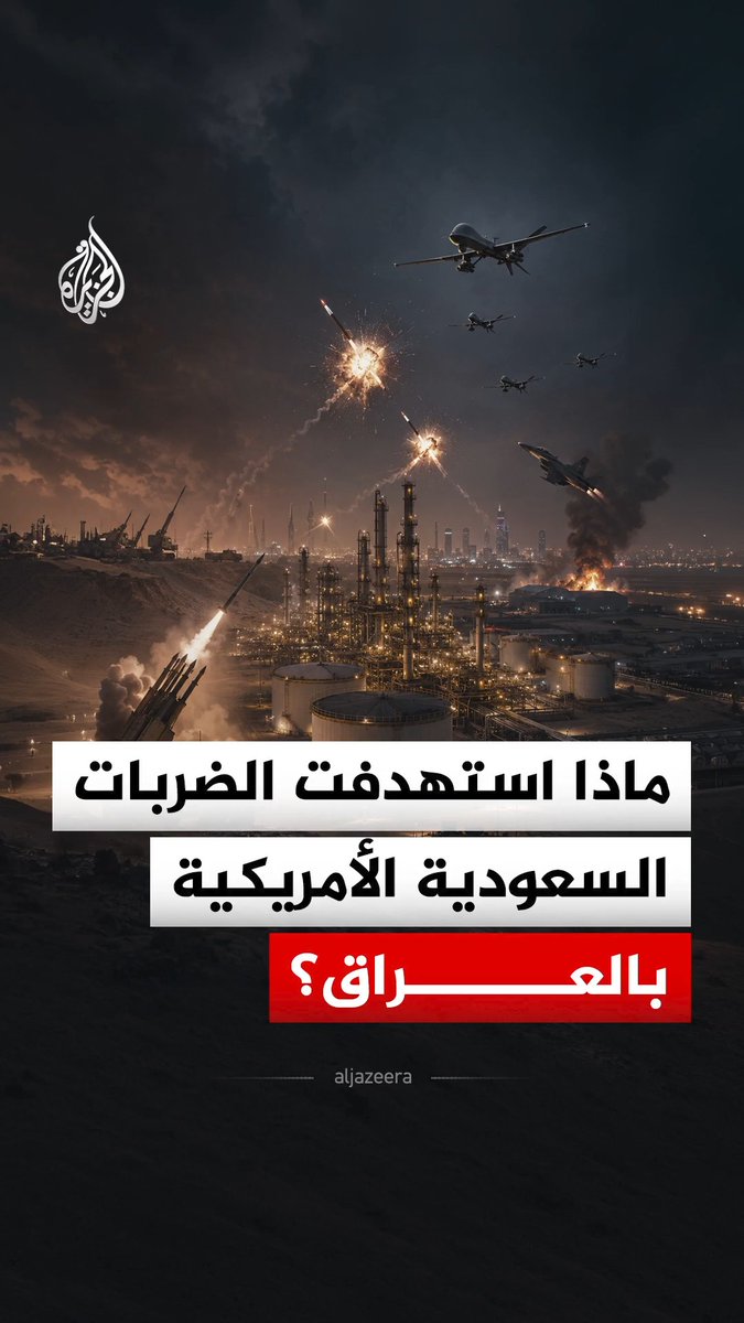 ماذا استهدفت الضربات السعودية الأمريكية في العراق؟ وما الذي جرى قبل هذه الضربات؟ #الجزيرة_رقمي