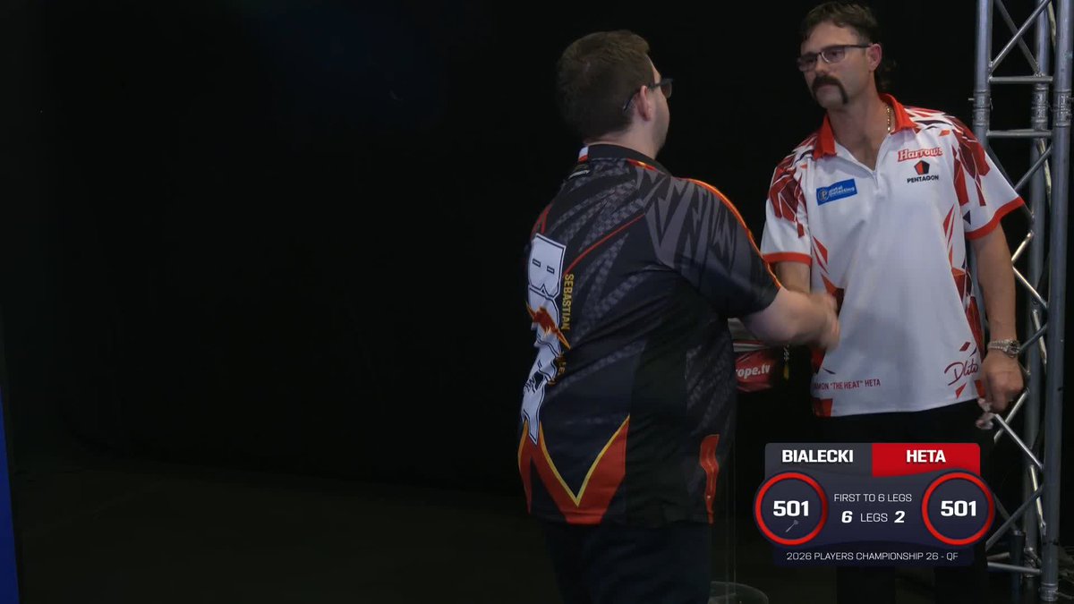 SEBASTIAN IN THE SEMIS! Sebastian Bialecki is through to the semi-finals of #PC26, as the Pole beats Damon Heta 6-2 to end the Aussie's hopes of another final in Hildesheim! 📺 #PC26