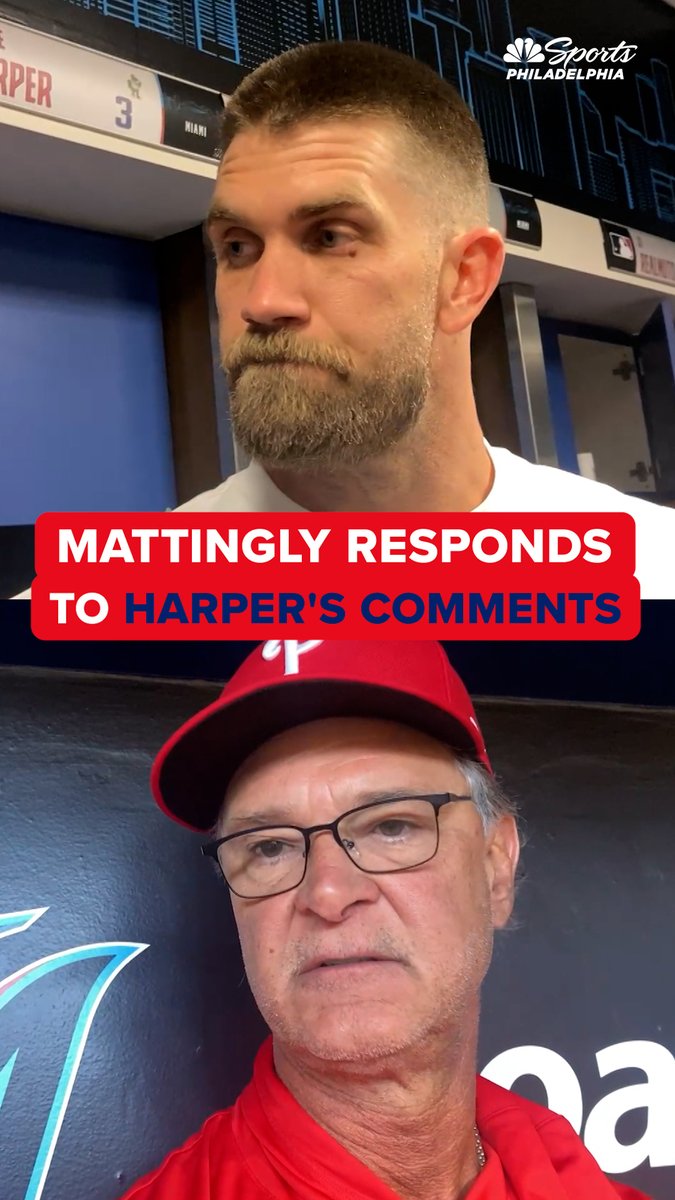 "I sense Bryce thinking about it, I don't really sense anybody else thinking about it." Don Mattingly added that the Phillies will try to get better at the deadline.