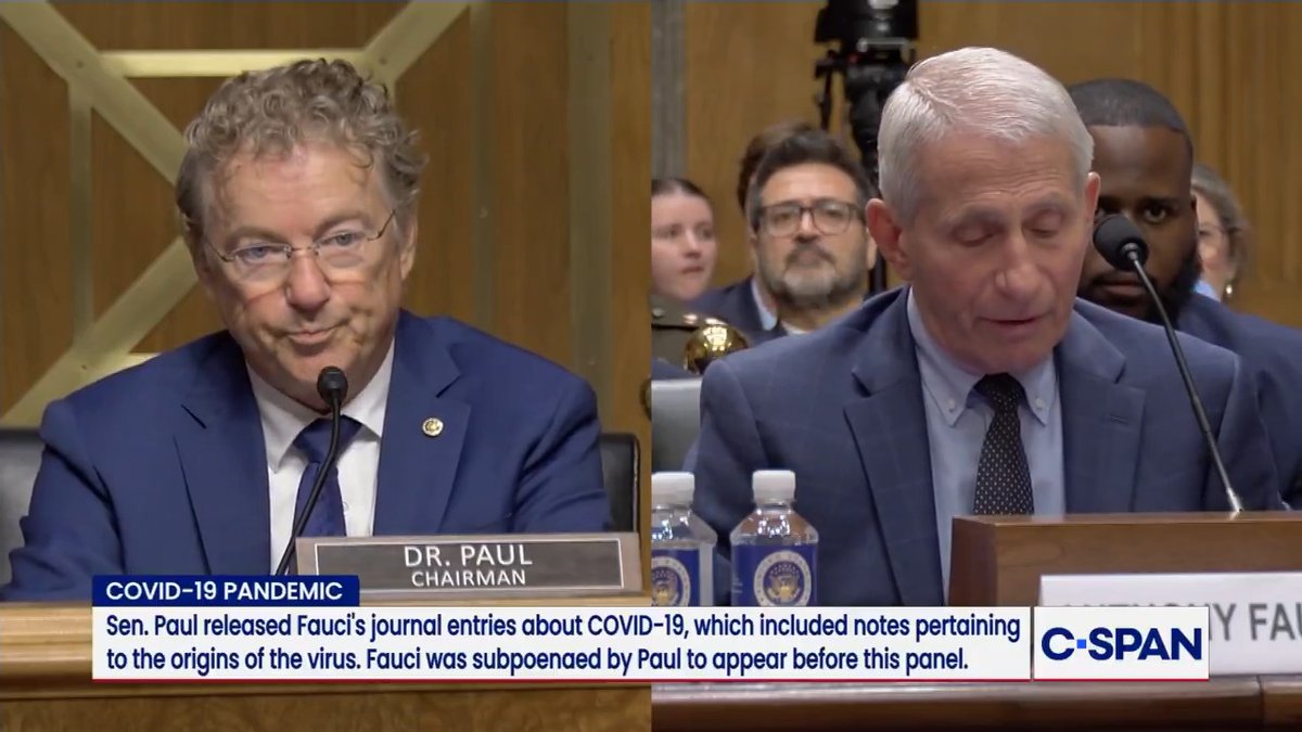 .Senator Rand Paul announces vote next week to hold Dr. Anthony Fauci in contempt.