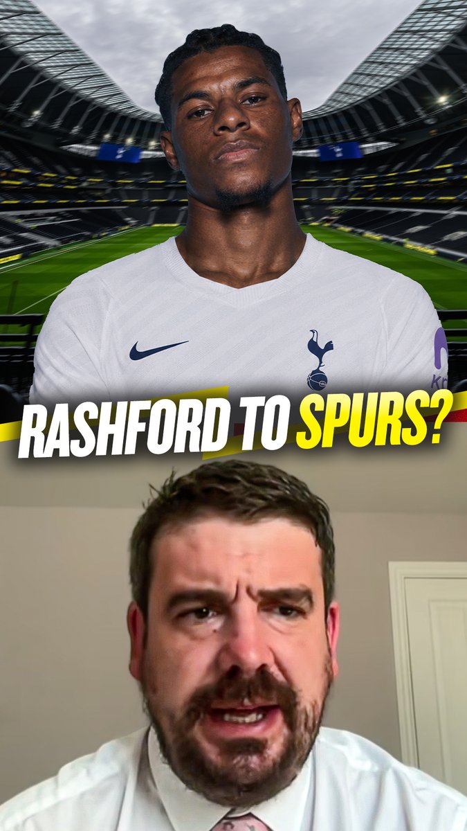 Alex Crook says to keep an eye out for Marcus Rashford to Spurs... 👀 #transfers #Spurs #Tottenham #rashford