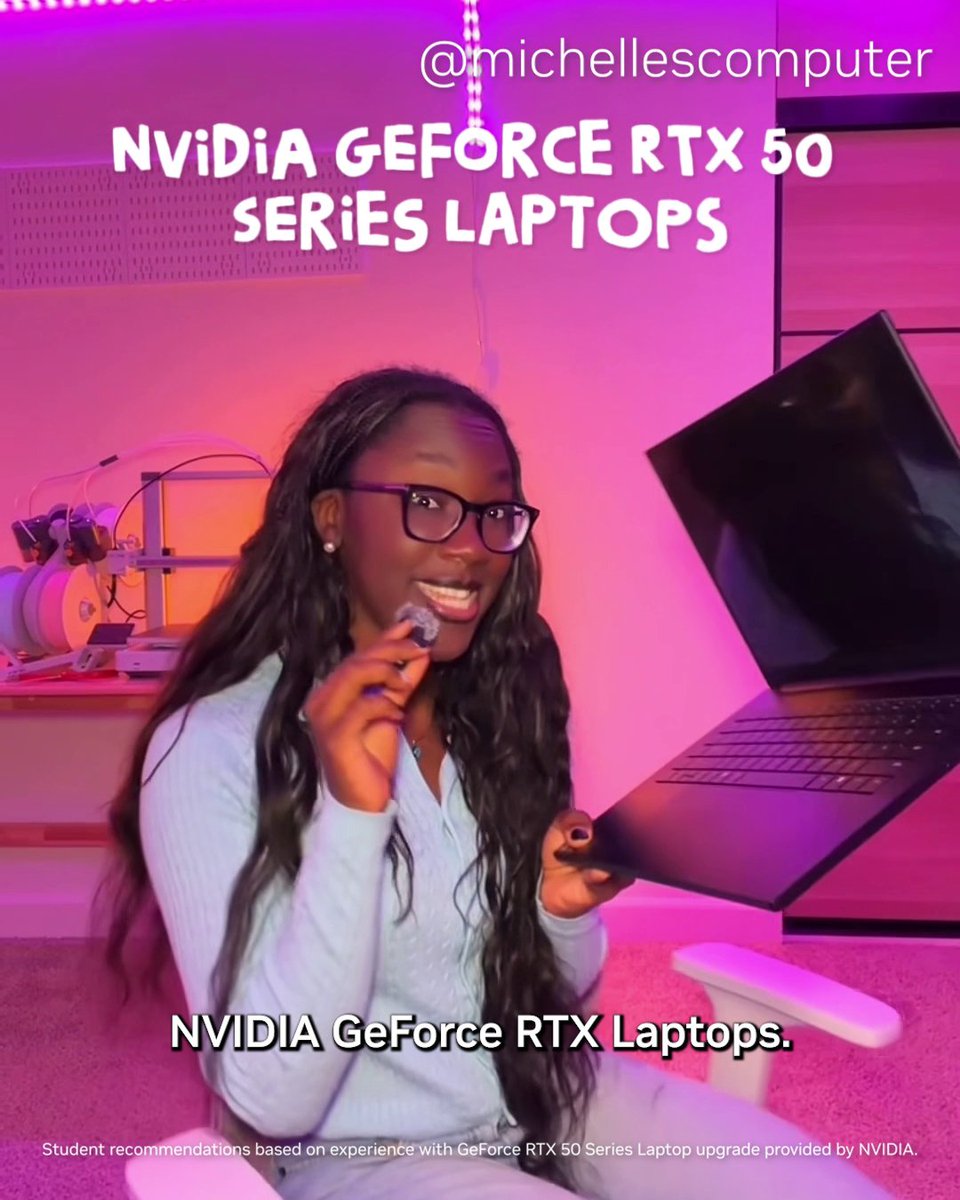 See why students are choosing GeForce RTX laptops to keep up with their majors. Tell us your major + why you'd pick GeForce below and we'll drop Steam Cash in the replies. 💸