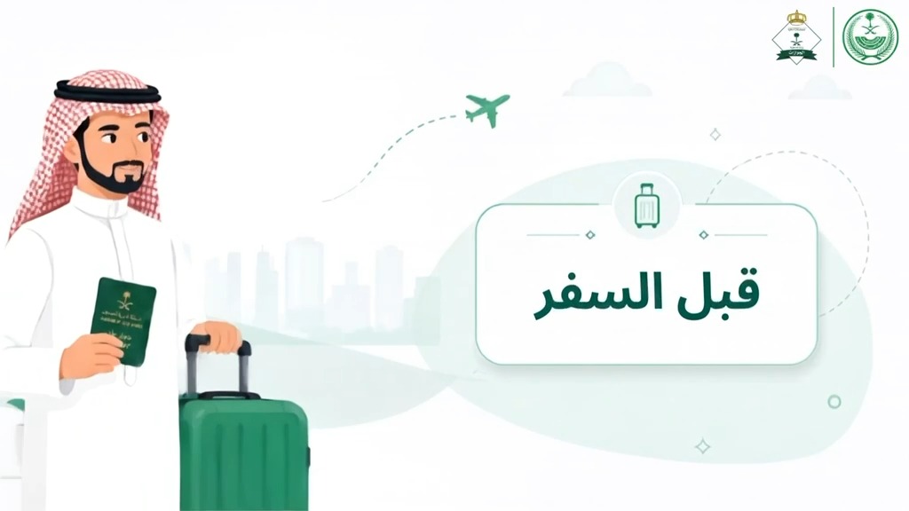 قبل السفر، تأكد من أن المدة المتبقية في جواز سفرك لا تقل عن (3) أشهر للدول العربية، و (6) أشهر للدول الأخرى. #اهتم_بجوازك