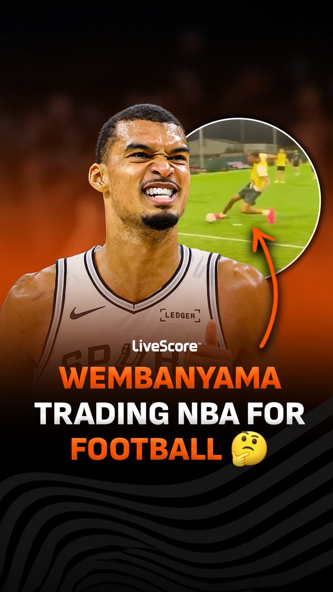 NBA superstar Victor Wembanyama swapped the NBA court for pickup football, but he almost got a bad injury 😳👽