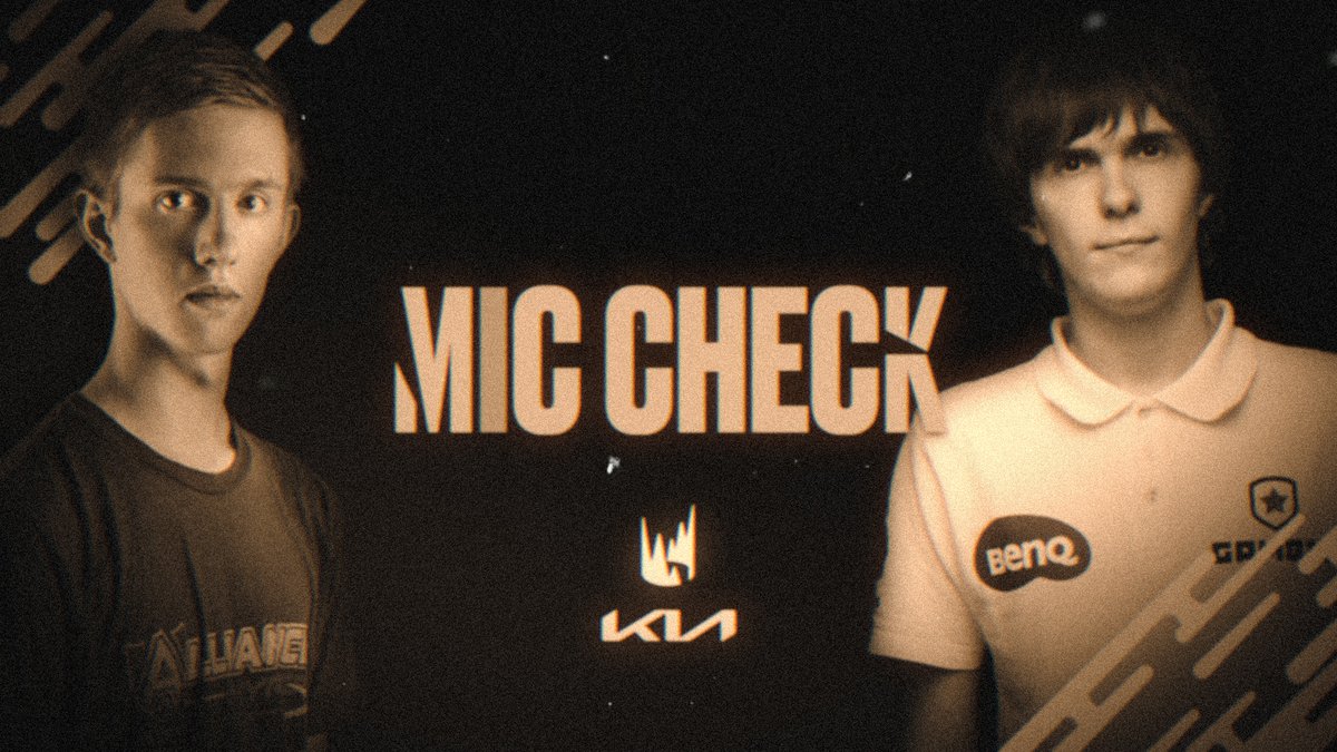 Big Brain sOAZ 🧠 The first Kia Worldwide Mic Check of #LEC Summer is here! 📺 Watch: