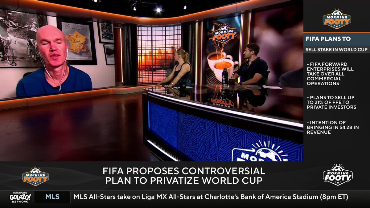"I think the fact that [FIFA] have even got this far, suggests to me that [Infantino] thinks he's got the votes. Then it will really be about the size of the minority and what they do about it." Matt Slater explains the timeline of FIFA's plan to sell stakes in the World Cup ⬇️