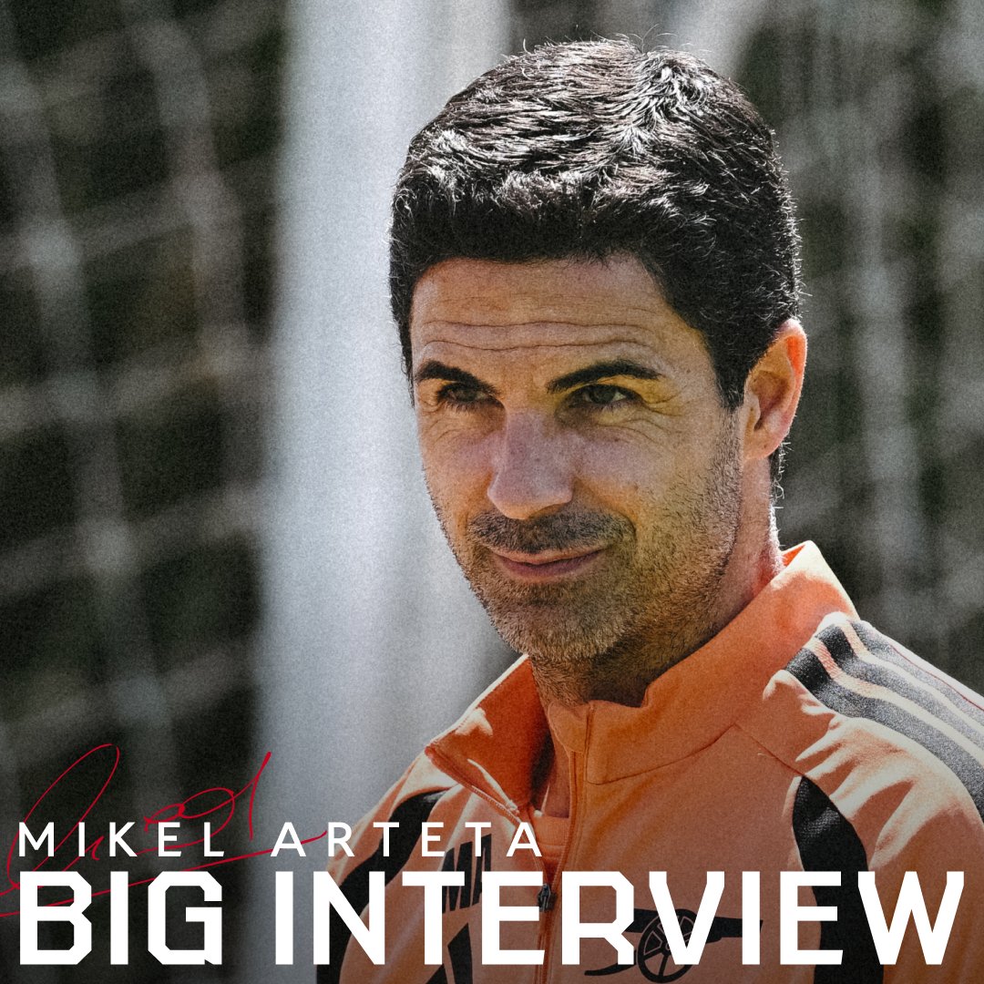 💬 “It’s going to be the first time together we are in that stadium.” Watch Mikel Arteta's Big Interview, exclusively on The Arsenal App ⚡️