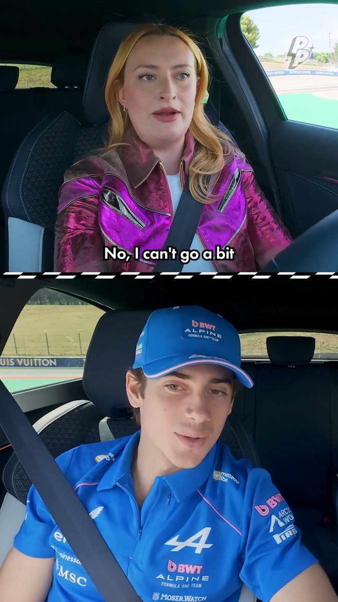 Looks like three-point turns weren't a requirement for Franco Colapinto's Super Licence ๐ซฃ Watch series two, episode two of Amelia Dimoldenberg's Passenger Princess, out now on her YouTube channel! ๐บ #F1