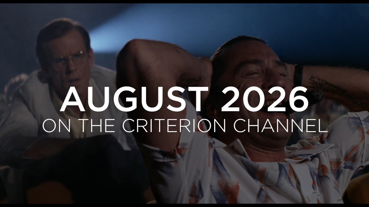 Coming to the Criterion Channel in August ❤️‍🔥 📺 From a series of (actually good) rock biopics, a selection of great Southern Gothic sagas, and four psychedelic journeys through the sun-scorched Southwest–alongside two 1970s Hollywood classics and a new episode in our Adventures in Moviegoing original series–discover what’s coming to the Channel next month!