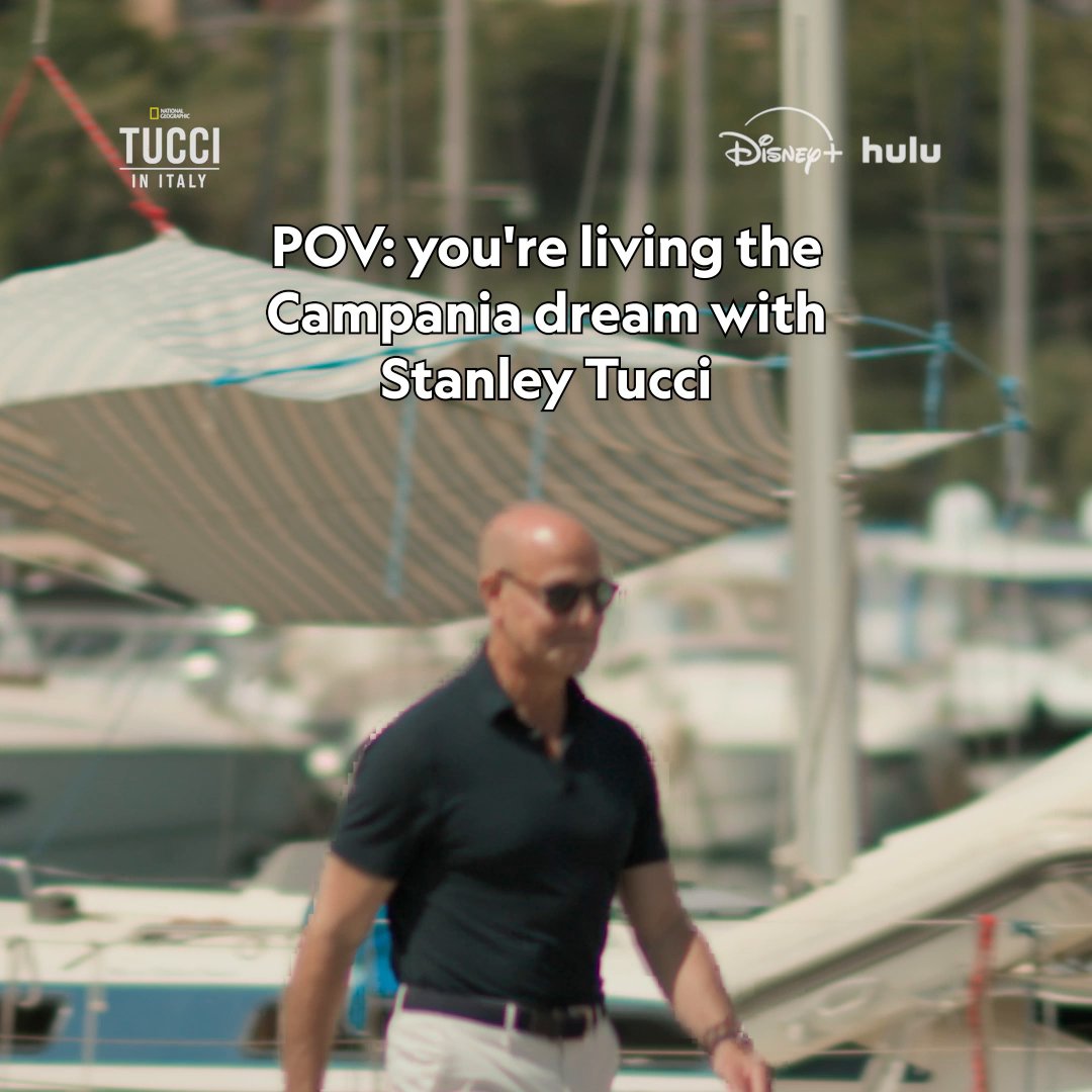 An escape to Campania is on the cards—you deserve it. #TucciInItaly is now streaming on Disney+