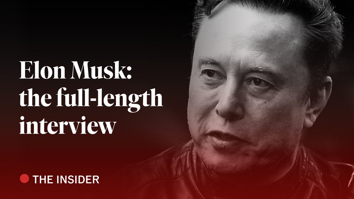“People don’t realise that what I’m saying will come to pass.” In a conversation with Zanny Minton Beddoes, Elon Musk shares his vision for the future, discusses his foray into politics and his attitude towards Europe. Watch the full interview here or on YouTube: