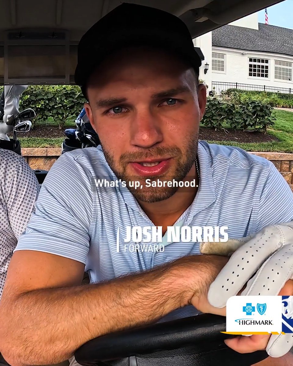 Spent the afternoon with the Norris family on the course! ⛳️ Watch the latest Sabres Embedded with Josh Norris now → #LetsGoBuffalo | Highmark Blue Cross Blue Shield of WNY