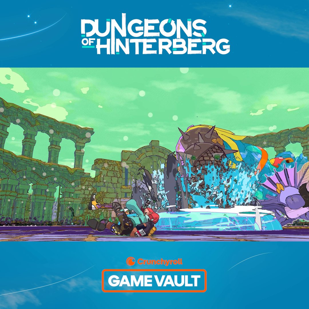 Trade burnout for broadswords. ⚔️🏔️ Escape to the magical Alps in Dungeons of Hinterberg—battle monsters, conquer magical dungeons, and make friends between adventures. Play now on Crunchyroll Game Vault with a Mega or Ultimate Membership. #DungeonsOfHinterberg #CrunchyrollGames