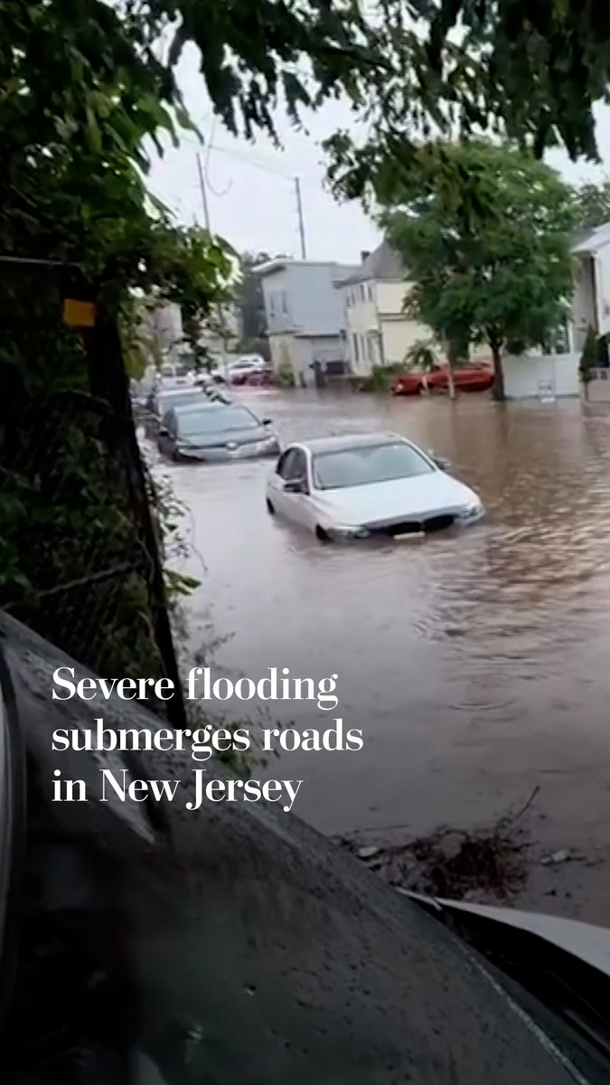 Repeated rounds of severe thunderstorms swept through parts of the Northeast on Tuesday, bringing heavy downpours that triggered localized flash flooding. Swaths of New Jersey received over four inches of rain, which submerged critical roadways.