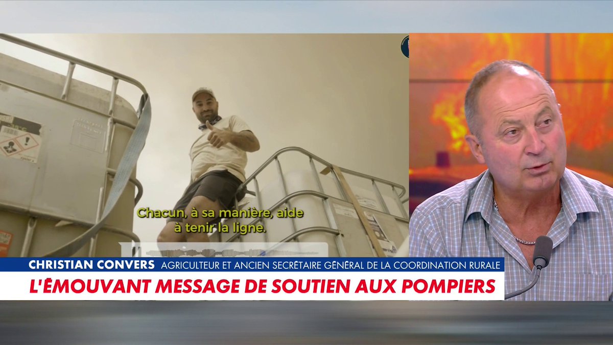 Christian Convers : «Ce n'est pas 7 Canadairs qu'il nous faut, c'est 30... C'est lamentable», sur #HDPros2EteToute l'info est à retrouver sur