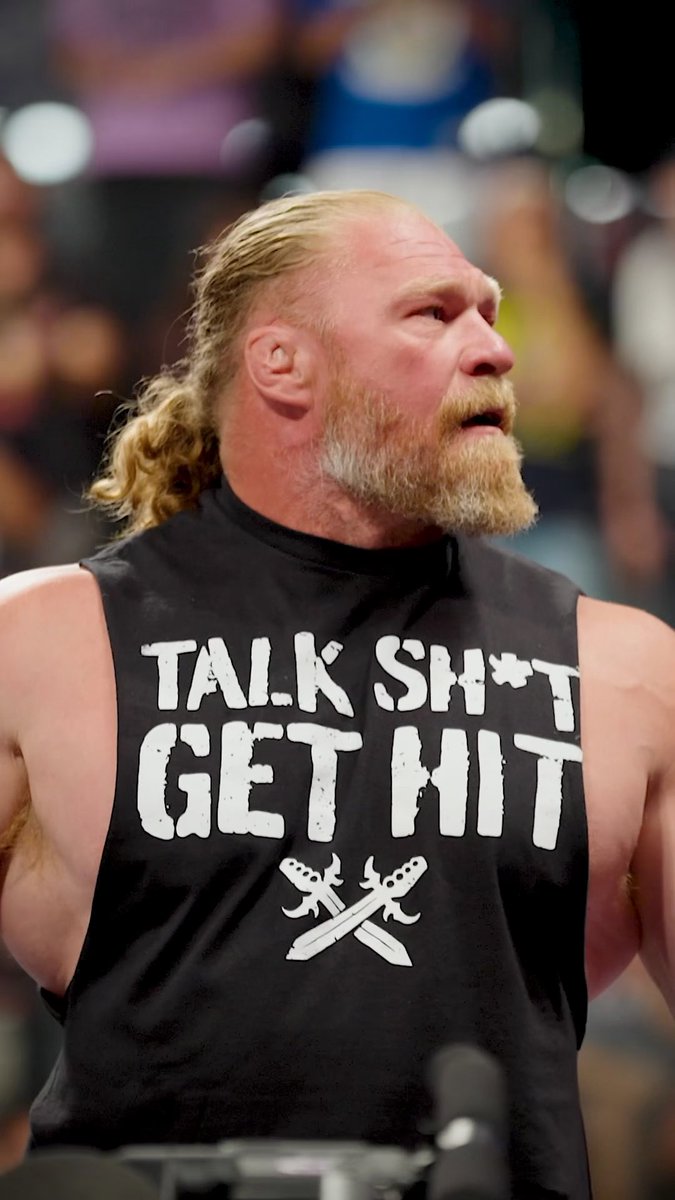 I got a preview up close. Prepare for hell. BROCK LESNAR vs. OBA FEMI Hell in a Cell. #SummerSlam