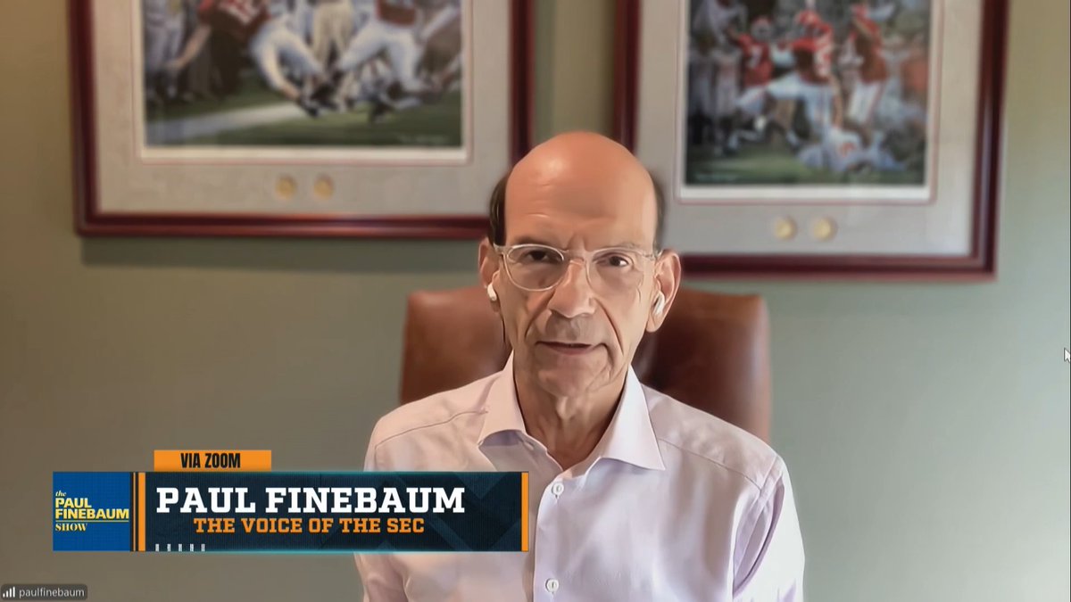 "I lost so much money betting against Indiana last year, I didn't have enough money to leave the country!" 😅 – Paul Finebaum on the importance of this season for the SEC