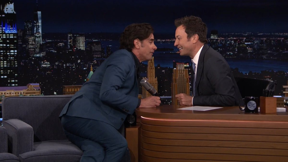 .John Stamos and Jimmy couldn’t stop laughing while filming Who Billionaire? Me Billionaire 😭 #FallonTonight
