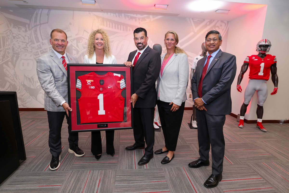 Partnership launched Chase โ๏ธ๐ฐ Excited to keep the momentum going! #GoBucks #ChasePartner