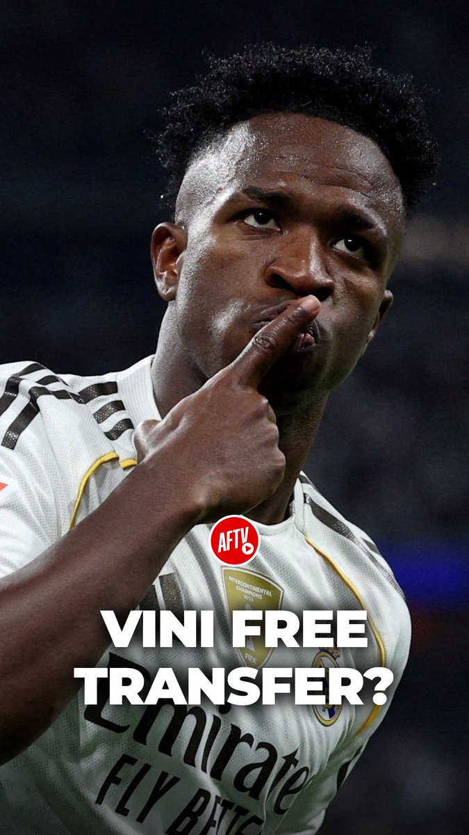 No new deal by January means Vinicius Jr could talk to clubs for a free move next summer! 🔥 #TransferDaily