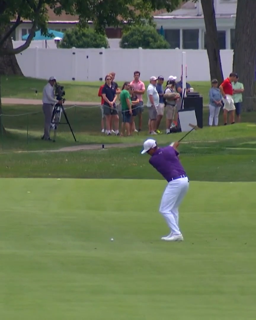 Just how Rickie Fowler drew it up 😂