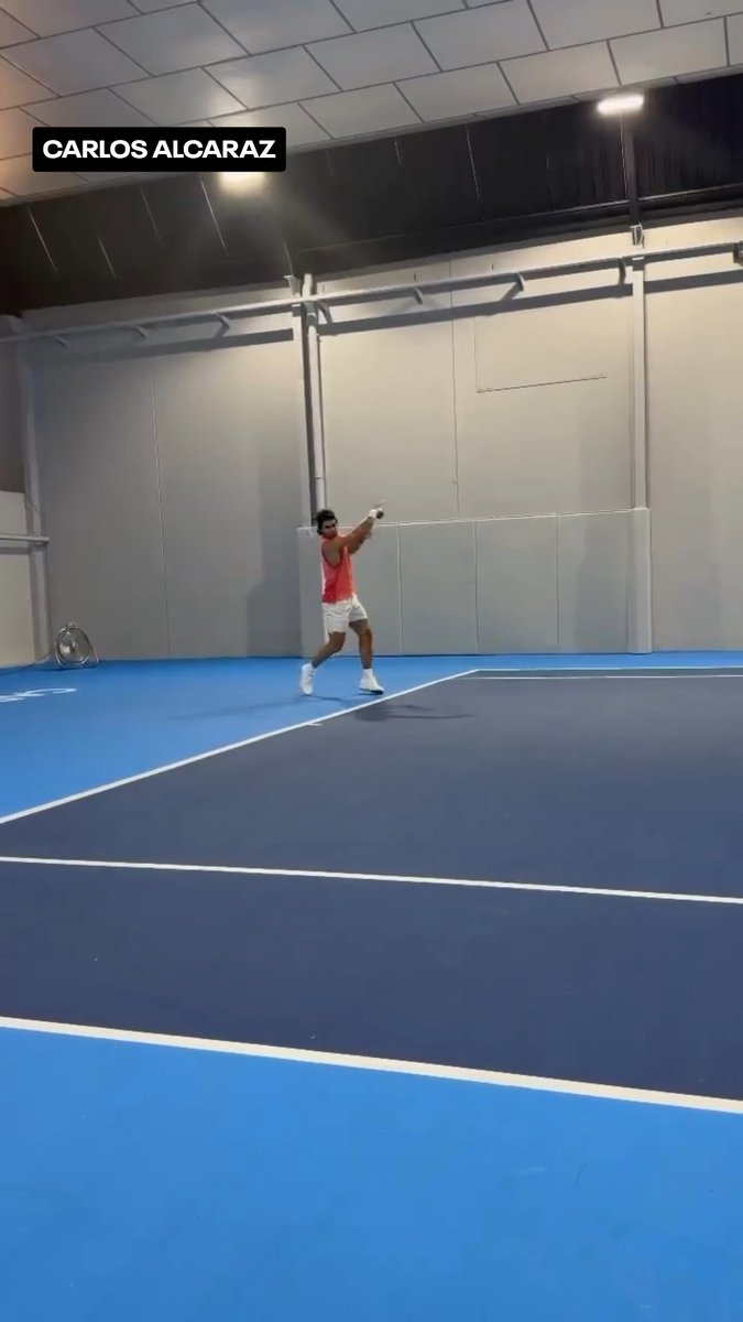 A new @CarlosAlcaraz practice reel just dropped 🚨 💪 ‼️
