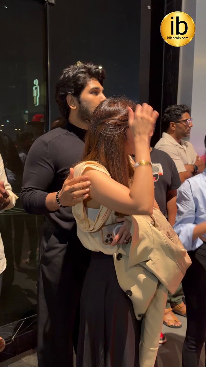 Allu Sirish &amp; Nayanika Reddy at Allu Cinemas!