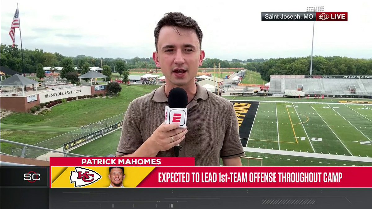 "He did just about everything you could ask him to do." Benjamin Solak gives an update on Patrick Mahomes in training camp 🏈