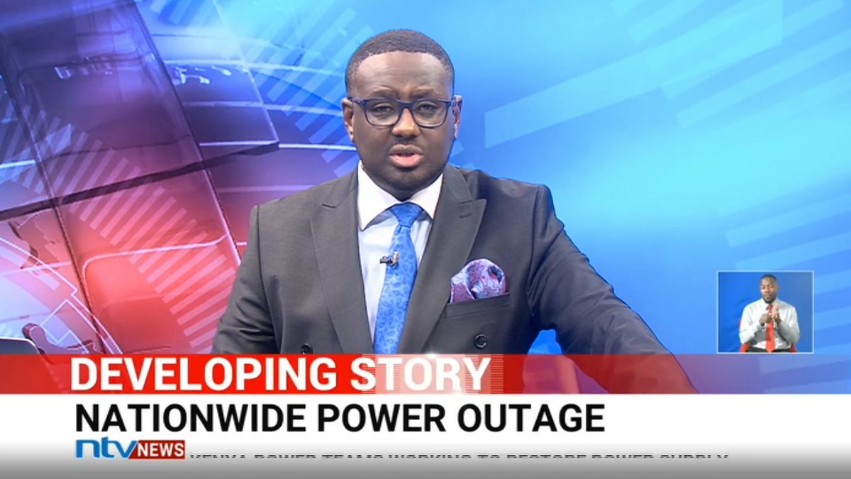 Nationwide Power Outage: Kenya Power reports widespread outage affecting customers in Nairobi, Coast, Mt Kenya and parts of Central Rift. #NTVTonight