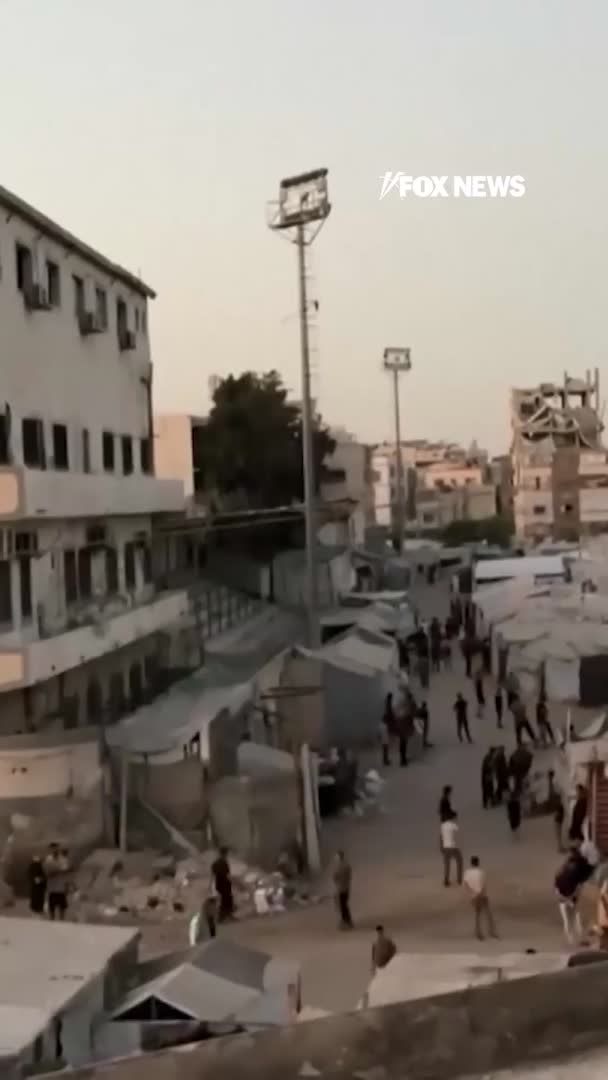 Footage captures the moment an Israeli airstrike strikes a mosque in Gaza City, triggering a massive explosion and sending flames and thick smoke into the sky. The strike comes as Israeli forces continue military operations across Gaza following the collapse of the ceasefire.